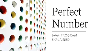 Perfect Number Java Program Explained Iterative Constructs ICSE Class 10