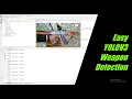 Weapon Detection with YOLOv3 using OpenCV Python Code Pretrained Weights