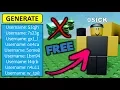 This game generates rare account usernames