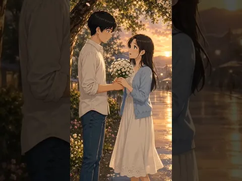 A love story |Anime ghibli #shorts #trending #love