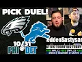 Lions vs Eagles Duel Free Week 8 NFL Football Picks PHI DET Sunday Bets Kyle Kirms
