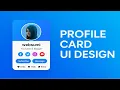 Responsive Profile Card Design with HTML CSS No JavaScript Needed