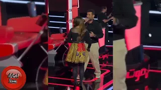 أحمد سعد ورحمة رياض بيقلدوا بعض على المسرح واللجنة انفجرت من الضحك في ذا فويس 