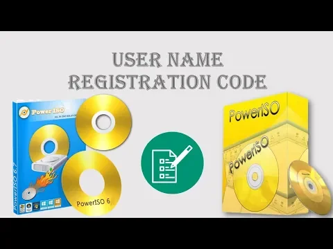 Download MP3 How to FREE Register Power ISO _ Power ISO User name and registration code very easy