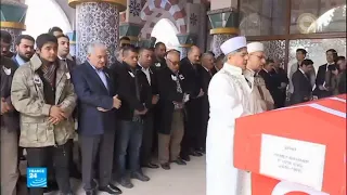 تركيا تشيع قتلى عملية غصن الزيتون العسكرية في عفرين 