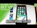 How to Add and Alarm in APPLE iPhone 7 Plus - Set Up Alarm Clock