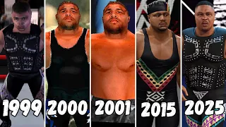 entrance evolution of dlo brown 1999 2025 wwe x wwf games