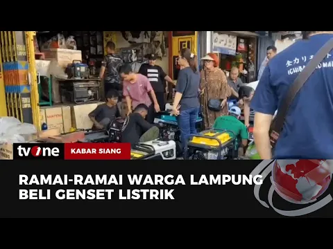Dua Hari Mati Listrik, Toko Genset di Lampung Laris Manis