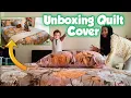 Unboxing our new Quilt Cover from Big W Australia with the help of our little girl