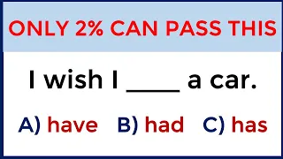 Mixed English Grammar Test: If you score over 94% on this quiz, your English is Amazing!