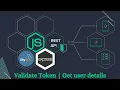 Node JS Rest API Development Validate Token Get user details Fullstack Dev