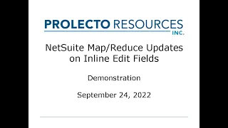 NetSuite Updates on Inline Edit Fields 20220924