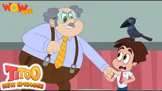 JHOOT BOLE KAUWA KAATE | New Funny Cartoon | Titoo Cartoon in Hindi | Wow Kidz Jr