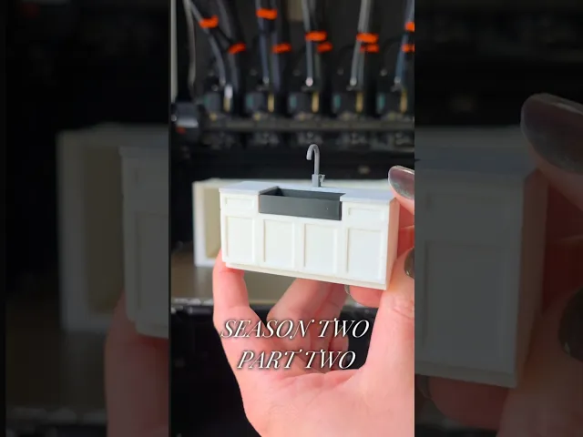 Kitchen Sink Cabinet - 1:24 Miniature video thumbnail