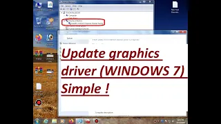 how to update your graphics card driver windows 7 very simple 