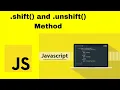shift and unshift method JavaScript EverythingFreundlich