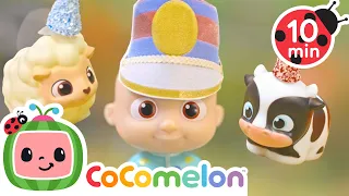 The Toy Parade! 🎶 CoComelon Toy Play Learning | Nursery Rhymes for Babies