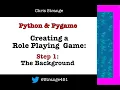 Python and Pygame Part 1 Drawing a background grid of water tiles