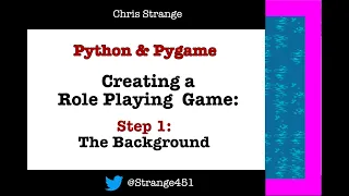 Python and Pygame Part 1 Drawing a background grid of water tiles
