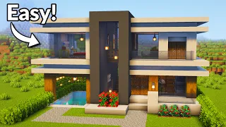 Minecraft: How to Build a Modern House | Tutorial🏠
