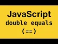 Equality Operator - JavaScript Course 2026