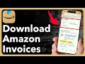 How To Download Invoices From Amazon