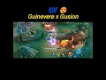 Gusion x Guinevere || guinevere kof skin gameplay #mlblb #mobilelegends