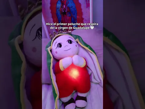 Mi peluche de la Virgen María me ayuda a relajarme cada noche 🥹🙏