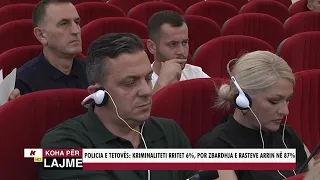 POLICIA E TETOVËS: KRIMINALITETI RRITET 6%, POR ZBARDHJA E RASTEVE ARRIN NË 87%