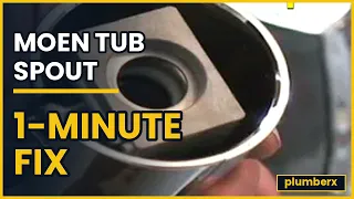 How to Replace a Moen Chateau Tub Spout in 1 Minute Quick DIY