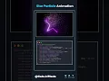 Star Particle Animation JavaScript CSS Project