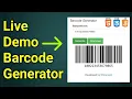 How to generate and download Barcode by using JavaScript JsBarcode