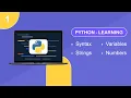 Python - Basics Syntax Variables Strings Comments Number More