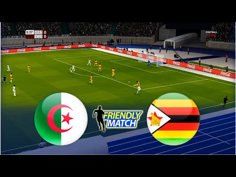 Video Thumbnail: ALGERIA vs ZIMBABWE | INTERNATIONAL FRIENDLY MATCH 2025