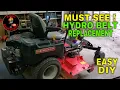 Hydraulic Drive Belt Replacement on a Gravely Zero Turn ZT 52 Easy DIY Mrs T-bone says hello