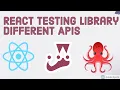 React Testing Library getBy QueryBy findBy Methods