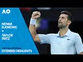 Novak Djokovic v Taylor Fritz Extended Highlights Australian Open 2024 Quarterfinal