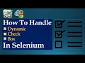 How To Handle Dynamic Checkbox In Selenium Webdriver Java
