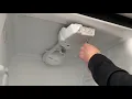 Water at the bottom of fridge - No problem Diagnose and fix in under 10 mins