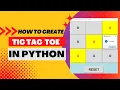 Tic Tac Toe Game in Python how to make tic tac toe in python for beginner AK Deep Knowledge