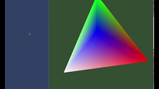 Hello Triangle using pyOpenGL