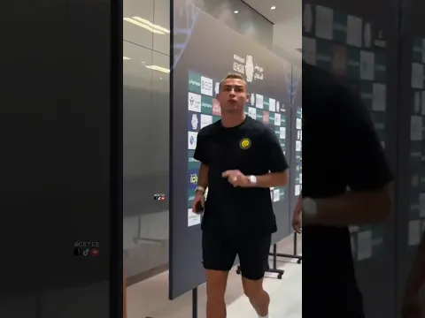 Ronaldo leaves the stadium after Al-Ittihad ❤️🐐