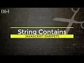 JavaScript String Contains How to check a string exists in another