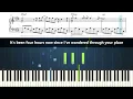 Sufjan Stevens - Futile Devices - Piano Tutorial with Sheet Music