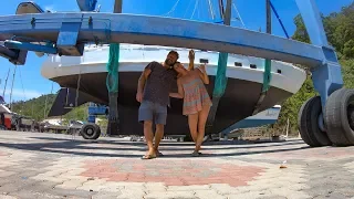 Back in the water and our ENGINE FAILS | Boat Life Episode153 (Sailing Catalpa)