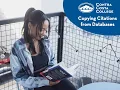 Copying Citations from CCC Library Databases Contra Costa College Library