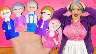 Finger Family Song Extended Family Daddy Finger Nursery Rhyme With Grandma And Grandpa 