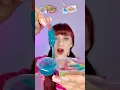 Lagu ASMR Gummy Worm with Sour Candy Gel  #mukbang #eatingsounds