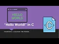 1 Hello World In C Hacker Rank C
