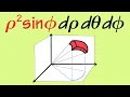 Spherical coordinate system why dV 2sin d d d